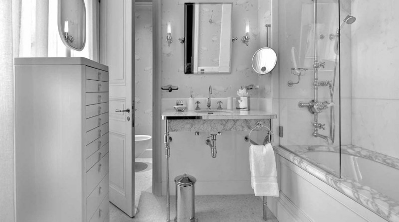 Bathroom for filmings and photos shoot locations in Paris